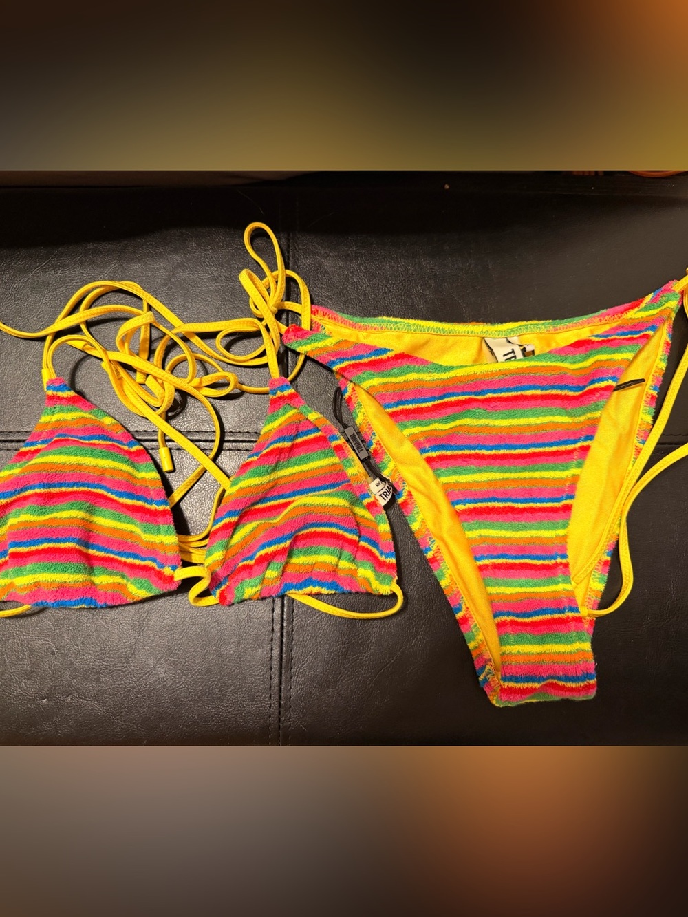 Triangl Triangle Bikini set terry cloth size S